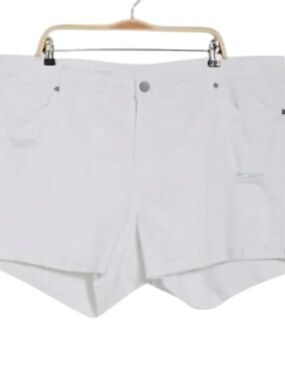 Kut From the Kloth Katy
Distressed Raw Hem
Boyfriend White Shorts Size 14